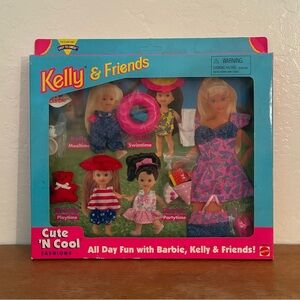 1996 Kelly & Friends Cute 'N Cool Fashions Set NRFB